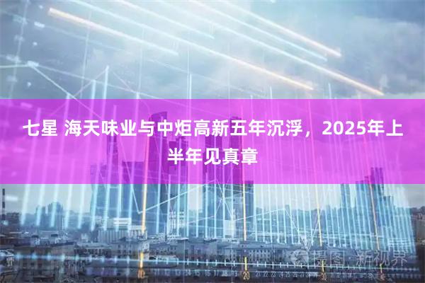 七星 海天味业与中炬高新五年沉浮，2025年上半年见真章