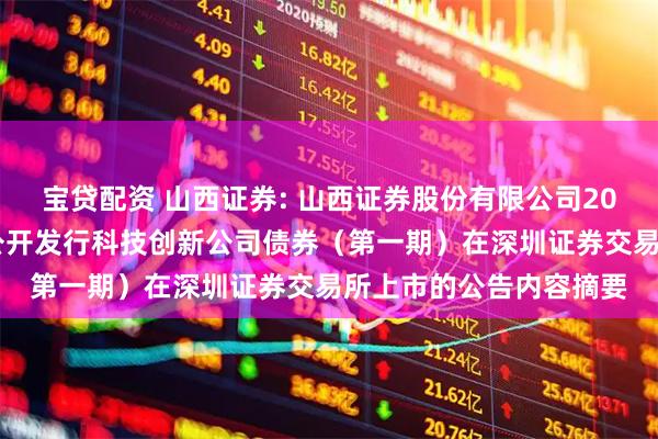 宝贷配资 山西证券: 山西证券股份有限公司2025年面向专业投资者公开发行科技创新公司债券（第一期）在深圳证券交易所上市的公告内容摘要