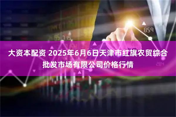 大资本配资 2025年6月6日天津市红旗农贸综合批发市场有限公司价格行情